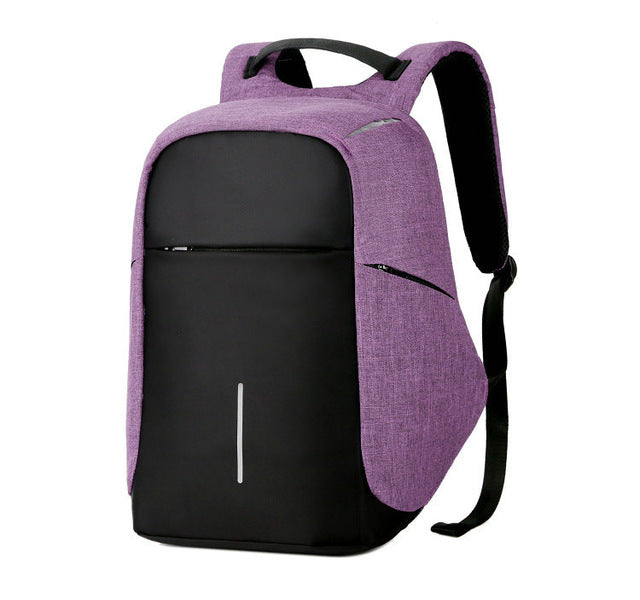 Anti theft Backpack With USB Charge Waterproof